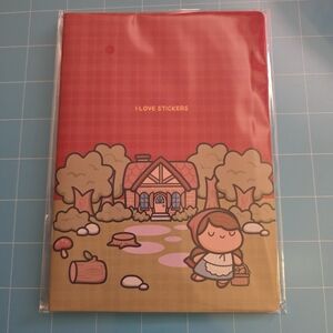 Hubman & Chubgirl Red Riding Hood Reusable Sticker Book, NEW